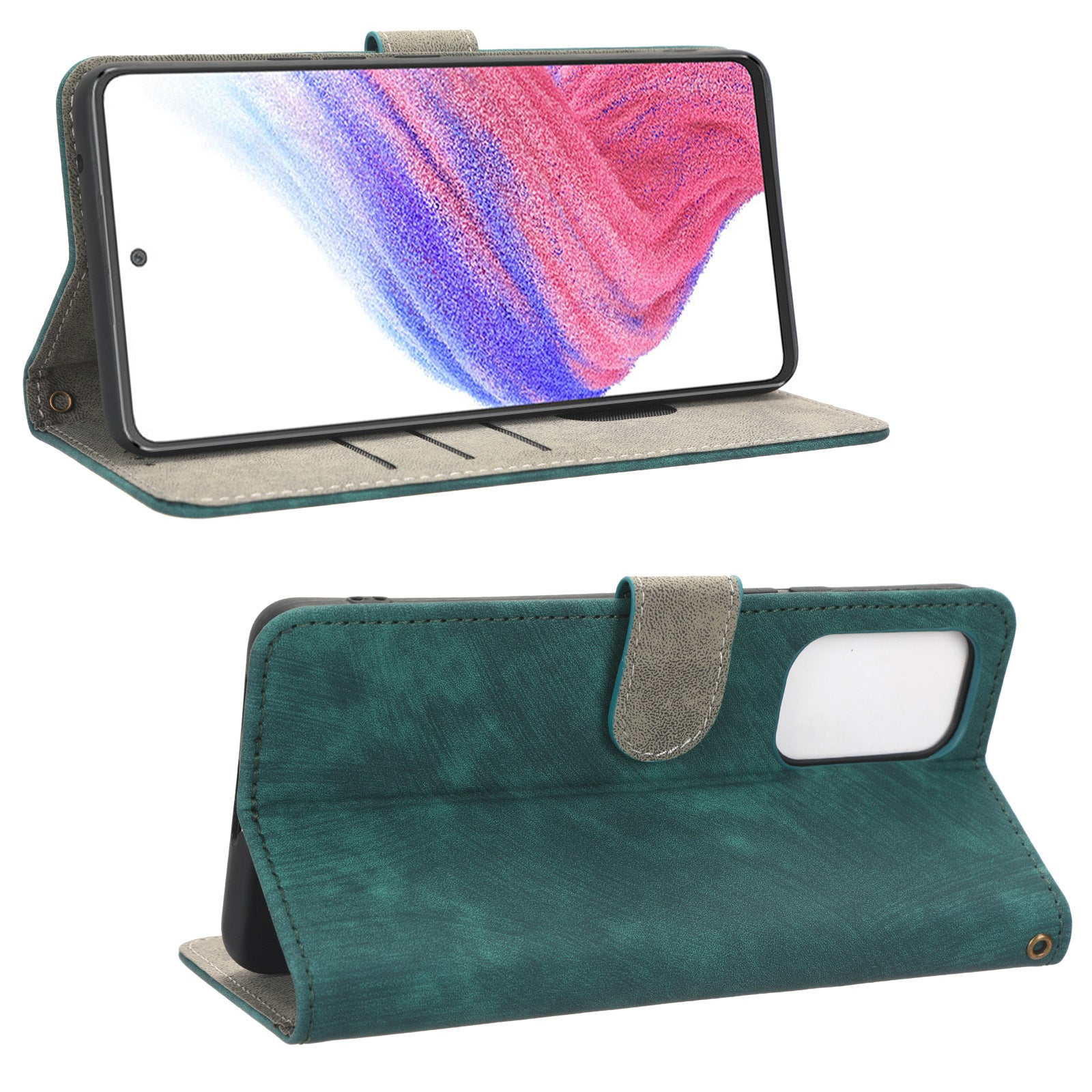 For Samsung Galaxy A53 5G Mobile Phone Case RFID Blocking Stand Wallet Leather Cover with Strap For Samsung Galaxy A53 5G Mobile Phone Case RFID Blocking Stand Wallet Leather Cover with Strap